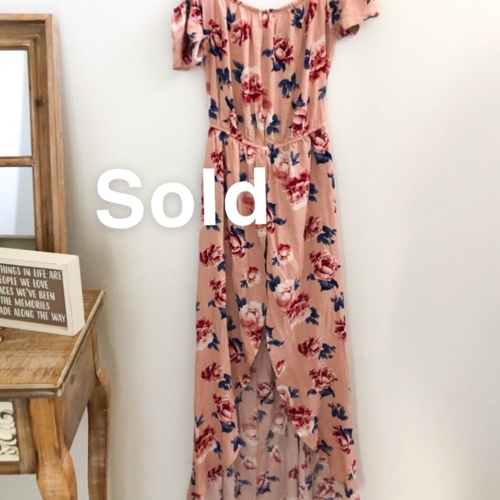 Floral maxi dress NWT
